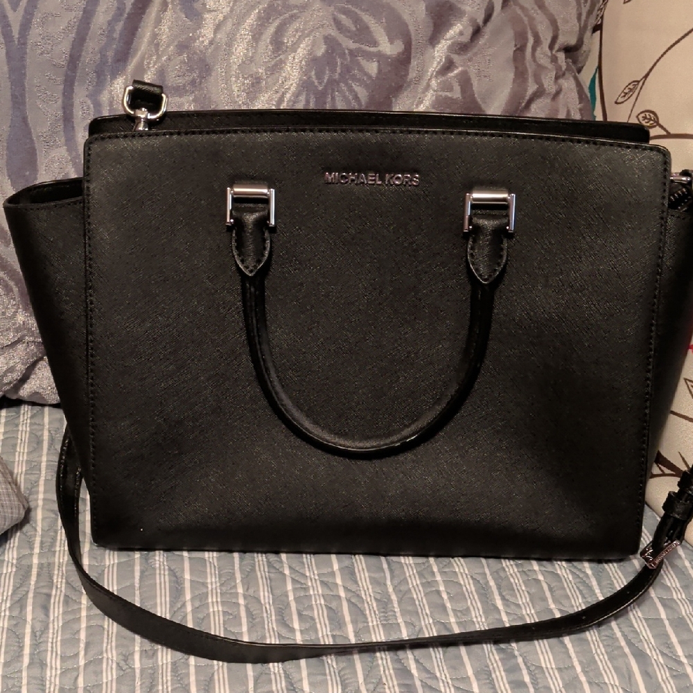 Michael Kors Black Satchel Bag